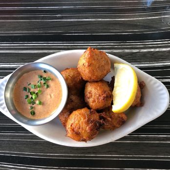Blue Collar - What are those?  Conch Fritters. - Comfort Food Near Me - Miami, Florida