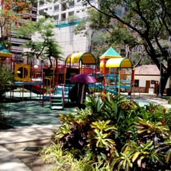A small playground with no children :(