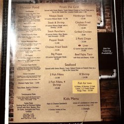 Anthony’s Mexican Food & Grill - Menu