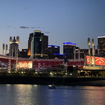 B B Riverboats - Cincinnati skyline - Boating Near Me - Newport, Kentucky