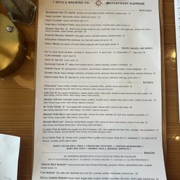 Food menu