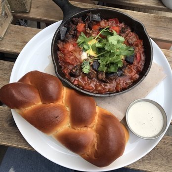 Reunion - Shakshooka w/ Eggplant - Breakfast & Brunch Near Me - Brooklyn, New York