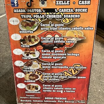 Tacos El Banquetazo - Menu. - Tacos Near Me - Riverside, California Tacos El Banquetazo - Menu. - Tacos Near Me - Riverside, California