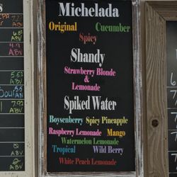 Second Son Brews - Michelada, Shandy, Spiked Water Menu
