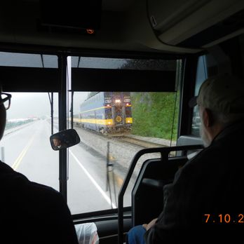 Anton Anderson Memorial Tunnel - train approaching outside tunnel - Landmarks & Historical Buildings Near Me - Whittier, Alaska Anton Anderson Memorial Tunnel - train approaching outside tunnel - Landmarks & Historical Buildings Near Me - Whittier, Alaska