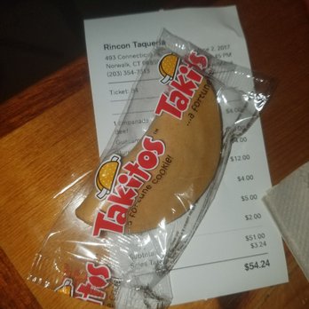 Rincon Taqueria - Best taco fortune cookie ever - Mexican Near Me - Norwalk, Connecticut Rincon Taqueria - Best taco fortune cookie ever - Mexican Near Me - Norwalk, Connecticut