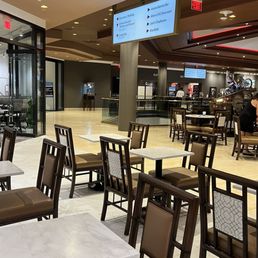 open seating area