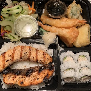Maya Sushi - Salmon Teriyaki Bento Box - Sushi Bars Near Me - Fresno, California Maya Sushi - Salmon Teriyaki Bento Box - Sushi Bars Near Me - Fresno, California
