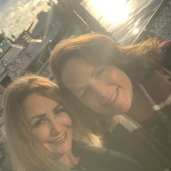 Ivar's Fish Bar - Cousin and I at the outdoor eating section, beautiful view behind us! - Seafood Near Me - Seattle, Washington Ivar's Fish Bar - Cousin and I at the outdoor eating section, beautiful view behind us! - Seafood Near Me - Seattle, Washington