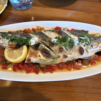 LaSalette Restaurant - Branzino special. Sauce is full of flavor and accompanies fish so well. - Portuguese Near Me - Sonoma, California LaSalette Restaurant - Branzino special. Sauce is full of flavor and accompanies fish so well. - Portuguese Near Me - Sonoma, California