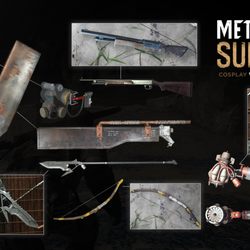 WAYPOINT - We created several replica cosplay weapons from Metal Gear Survive based on the game asset models.
