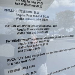 Fatheadz Foodtruck - Menu