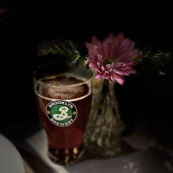 Angelo's Pizza - Brooklyn lager - Pizza Near Me - New York, New York