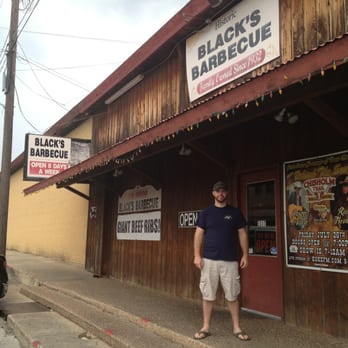 Black's Barbecue Lockhart - Standing at the exit - Barbeque Near Me - Lockhart, Texas Black's Barbecue Lockhart - Standing at the exit - Barbeque Near Me - Lockhart, Texas