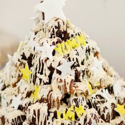 Yumm Cafe - One of our amazing brownie towers made by Merren - great for any celebration!