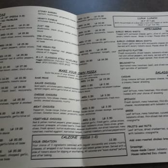 Mezza Luna Pizzeria - Inside of menu - Pizza Near Me - Springfield, Oregon Mezza Luna Pizzeria - Inside of menu - Pizza Near Me - Springfield, Oregon