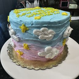 Gender Reveal Cake Gender Reveal Cake