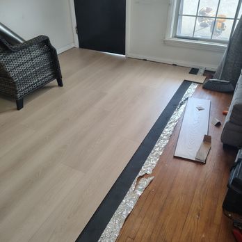 Hardwood Floor Tech - During process - Flooring Near Me - Van Nuys, California