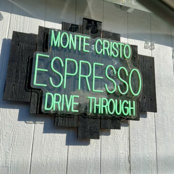 Monte Cristo Espresso - Outside sign - Coffee & Tea Near Me - Granite Falls, Washington