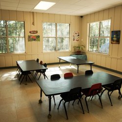 Weinacker's Montessori School - Mobile - Preschool family style dining area.