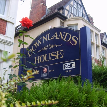 Downlands House - Downlands House sign at front of our guest house - Guest Houses Near Me - Bristol, BST