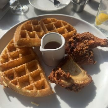South City Kitchen - SPRINGER MOUNTAIN FARMS FRIED CHICKEN & BUTTERMILK WAFFLE - Southern Near Me - Atlanta, Georgia