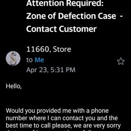 Manager asks for your contact information to contact you and after you even send the information he doesn't