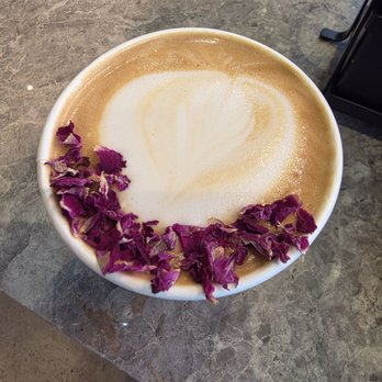 BA Bakehouse - Rose almond milk latte with honey - Bakeries Near Me - Bellevue, Washington