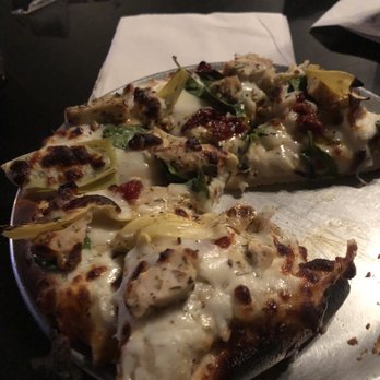 Wiseguys Comedy Club - Wiseguy White pizza - loads of yummy garlic - Comedy Clubs Near Me - Ogden, Utah