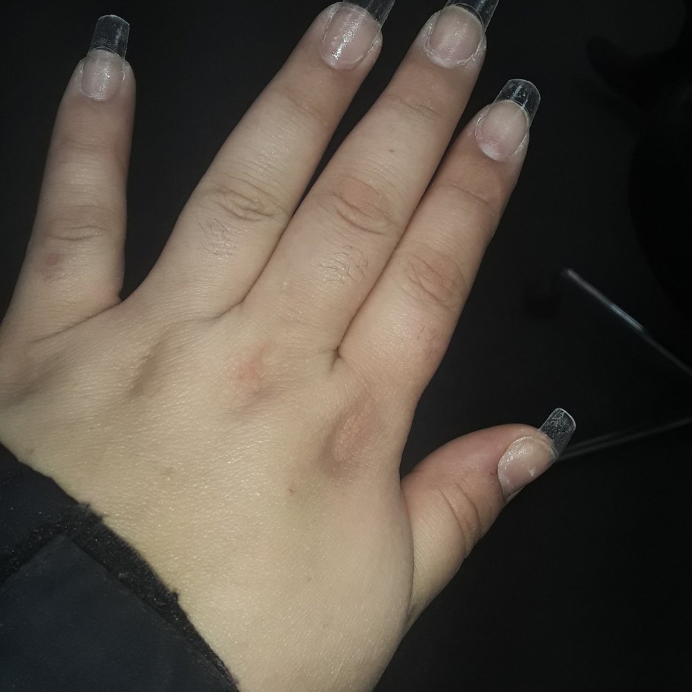 Essence Nails - This how she tried to have me leave one hand on fire with crystal powder set and one plastic for asking questions and saying it burns - Nail Salons Near Me - Irvington, New Jersey Essence Nails - This how she tried to have me leave one hand on fire with crystal powder set and one plastic for asking questions and saying it burns - Nail Salons Near Me - Irvington, New Jersey