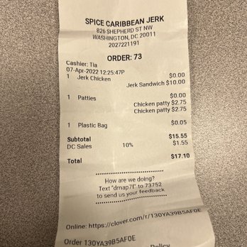 Spice - No warning of price difference - Caribbean Near Me - Washington, DC, District of Columbia Spice - No warning of price difference - Caribbean Near Me - Washington, DC, District of Columbia