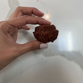 Naf Naf Grill - The falafel balls are normal again. But the bread is still sticky when it is opened. - Middle Eastern Near Me - Carmel, Indiana Naf Naf Grill - The falafel balls are normal again. But the bread is still sticky when it is opened. - Middle Eastern Near Me - Carmel, Indiana