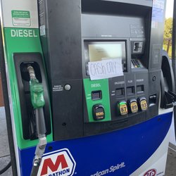 marathon - Pump 7 only accepts cash