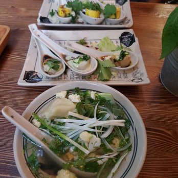 MAISON UMAMI - Dumpling soup and scallops - Pan Asian Near Me - Berlin, BE MAISON UMAMI - Dumpling soup and scallops - Pan Asian Near Me - Berlin, BE