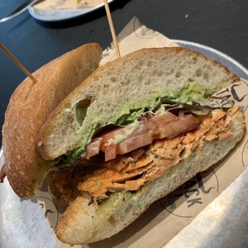 Stack 571 Burger and Whiskey Bar - Alaskan Salmon Sandwich. Need I say more!? - American Near Me - Vancouver, Washington Stack 571 Burger and Whiskey Bar - Alaskan Salmon Sandwich. Need I say more!? - American Near Me - Vancouver, Washington