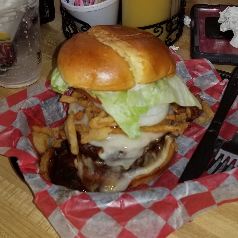 Shake Station - Double cowboy burger - American Near Me - Ellenton, Florida