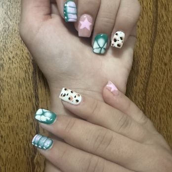Nice Nails Spa - My daughter wanted specific designs for all of her nails!! - Nail Salons Near Me - San Carlos, California