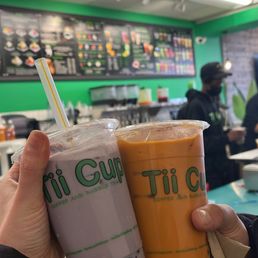Taro and Thai tea