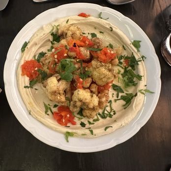 Suraya - Crispy cauliflower hummus - Lebanese Near Me - Philadelphia, Pennsylvania
