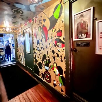 Dada - The interior artwork will not disappoint. Inspired by the Dada art movement the restaurant stands to create a vibe. - New American Near Me - Delray Beach, Florida Dada - The interior artwork will not disappoint. Inspired by the Dada art movement the restaurant stands to create a vibe. - New American Near Me - Delray Beach, Florida
