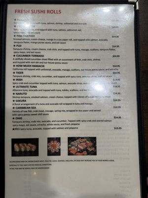 Menu photo 2 Haru Sushi Columbus, GA