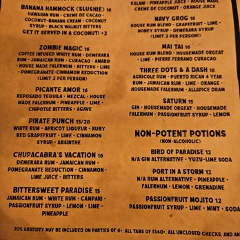 Broken Compass Tiki - Pick your poison - New American Near Me - Burbank, California Broken Compass Tiki - Pick your poison - New American Near Me - Burbank, California