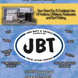 Jim's Bait & Tackle - Your Friendly Tackle Store At The Shore!