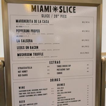 Miami Slice - Menu - Pizza Near Me - Las Vegas, Nevada Miami Slice - Menu - Pizza Near Me - Las Vegas, Nevada