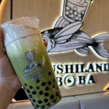 Wushiland Boba - Uji Matcha Latte with Boba! - Bubble Tea Near Me - Los Angeles, California Wushiland Boba - Uji Matcha Latte with Boba! - Bubble Tea Near Me - Los Angeles, California