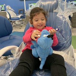 Tri-City Children's Dentistry and Orthodontics  - They gave my youngest a dino with teeth so she could brush them and keep her relaxed !