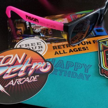 Neon Retro Arcade - Birthday gift bundle. Thanks Neon Retro Arcade! - Arcades Near Me - Pasadena, California Neon Retro Arcade - Birthday gift bundle. Thanks Neon Retro Arcade! - Arcades Near Me - Pasadena, California