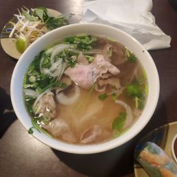Pho Special with all the beef products on the menu. And it's pretty darn good. Pho Special with all the beef products on the menu. And it's pretty darn good.