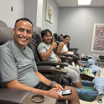 Color Nail & Spa - Family picture of us enjoying our pedicure - Nail Salons Near Me - Fort Smith, Arkansas Color Nail & Spa - Family picture of us enjoying our pedicure - Nail Salons Near Me - Fort Smith, Arkansas
