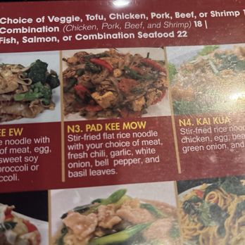 Elephant Thai Cuisine - Pad kee mow aka drunken noodle. I learned the real name today. - Thai Near Me - Vallejo, California Elephant Thai Cuisine - Pad kee mow aka drunken noodle. I learned the real name today. - Thai Near Me - Vallejo, California